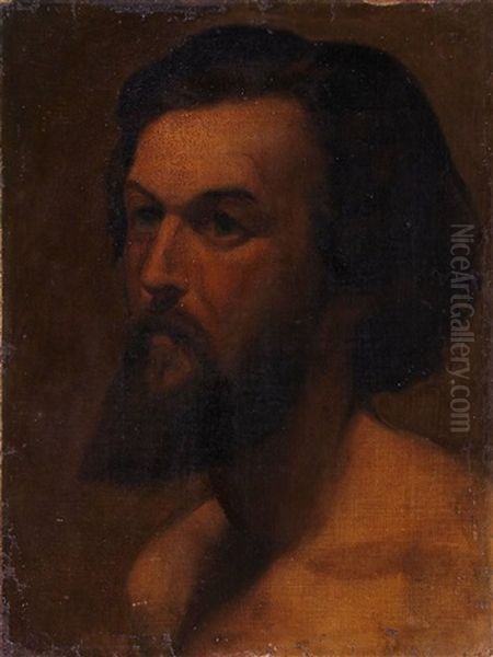 Portrait Of A Man Oil Painting by Matthijs Maris