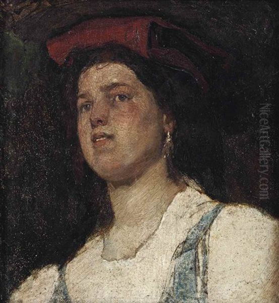 A Young Italian Girl by Matthijs Maris