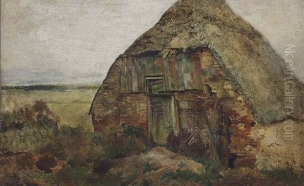 A Sheepfold Near Wolfheze Oil Painting by Matthijs Maris