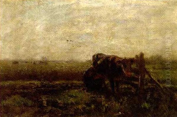 L'heure De Traire - Milking Time Oil Painting by Willem Maris