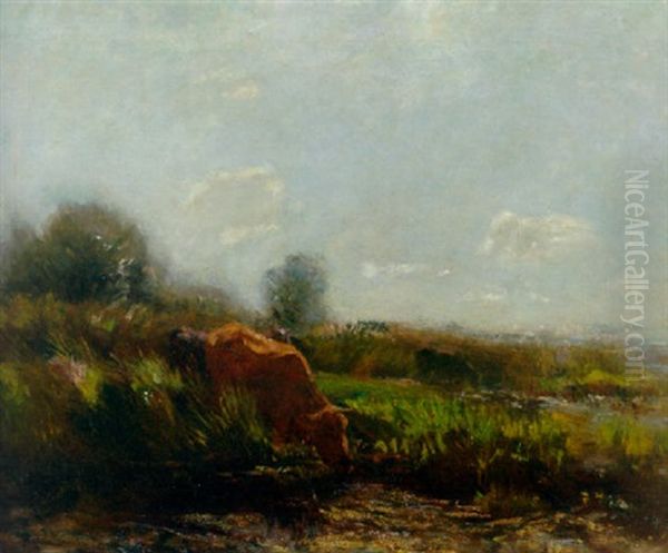 A Hot Summers' Day Oil Painting by Willem Maris