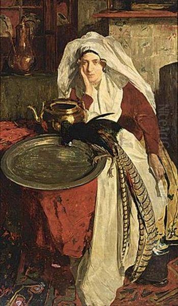 A Woman In Regional Costume Oil Painting by Willem Matthijs Maris