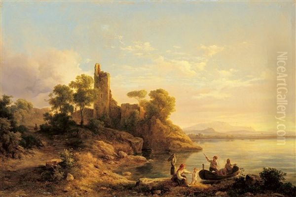 Italienische Landschaft by Karoly Marko the Elder