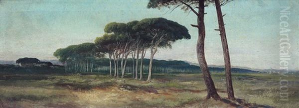 Campagna Romana Oil Painting by Henry Marko