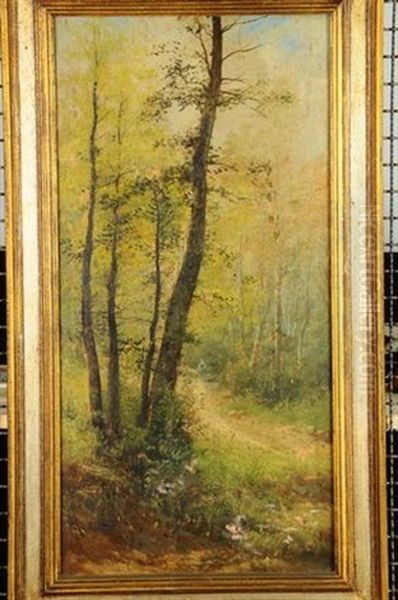 Bosco In Autunno Oil Painting by Henry Marko