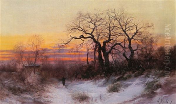 Abendstimmung Oil Painting by Henry Marko