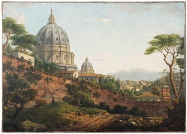 Saint Peter's, Rome Oil Painting by William Marlow