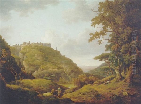 View Of Tivoli Oil Painting by William Marlow