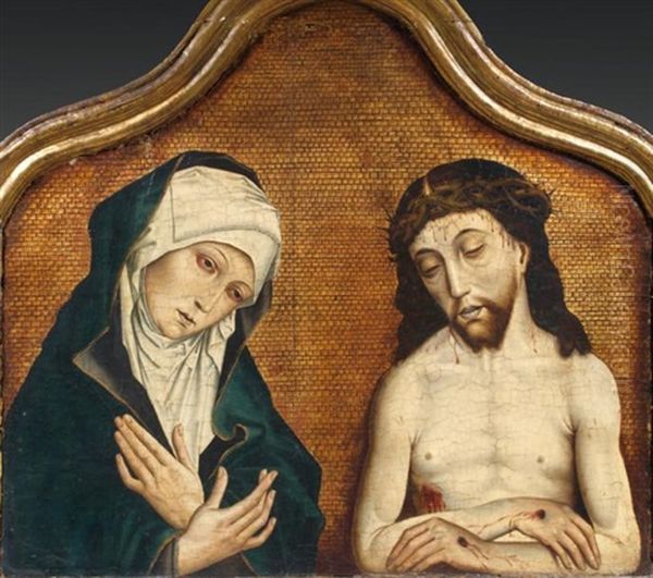 La Vierge Et Le Christ De Douleur Oil Painting by Simon Marmion