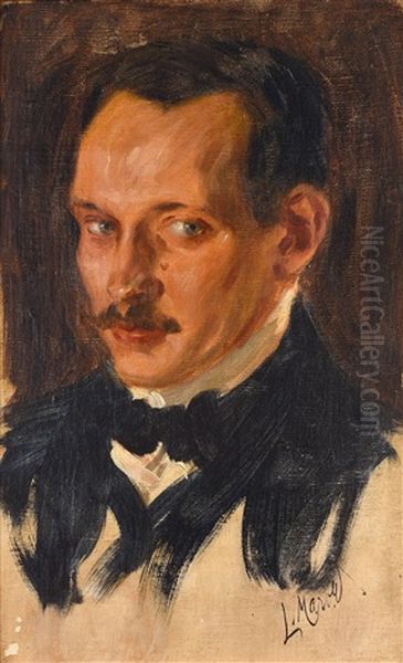 Portret Muze Oil Painting by Ludwig (Ludek) Marold