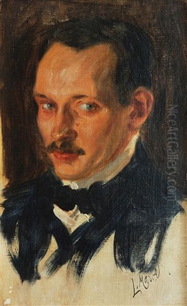 Portret Muze Oil Painting by Ludwig (Ludek) Marold