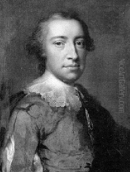 Portrait D'homme Oil Painting by Anton von Maron