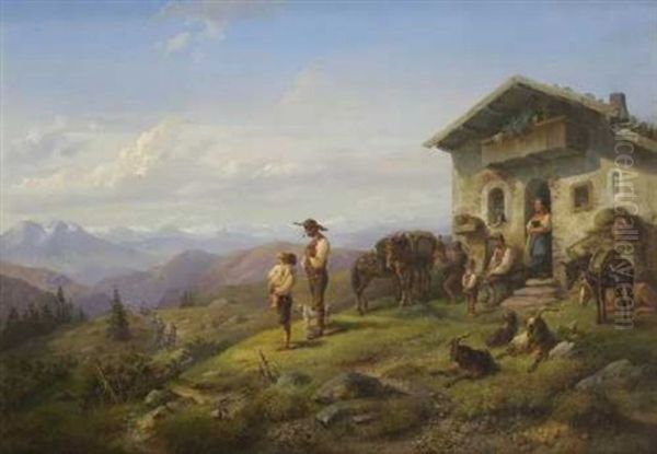 In Erwartung Oil Painting by Heinrich Marr