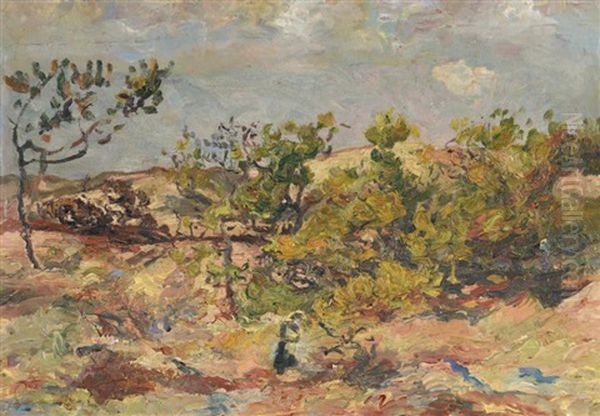 Paysage Du Midi Oil Painting by Henri Marre