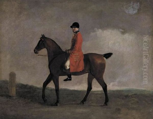 A Hunt Servant Oil Painting by Benjamin Marshall