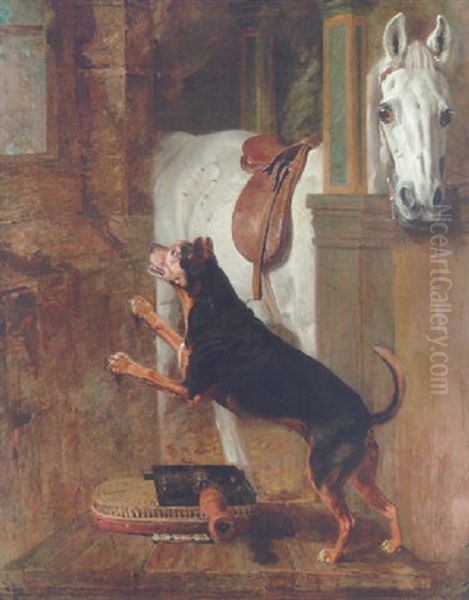 Hear The Music Of The Hounds Oil Painting by Benjamin Marshall