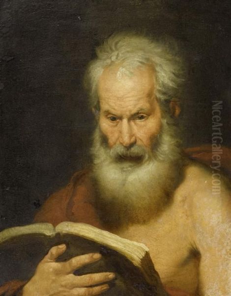 Prophet Oil Painting by Bernardo Strozzi