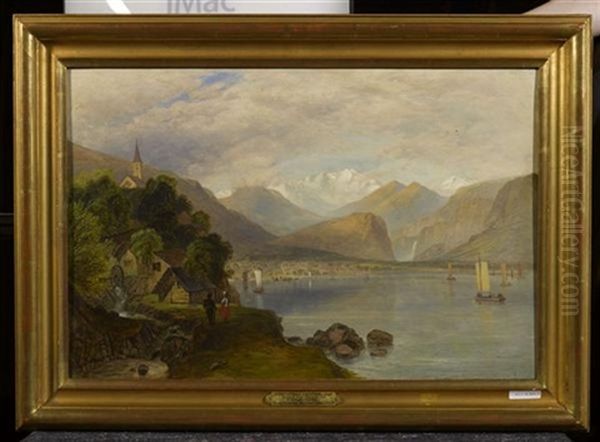 Goschenen Oil Painting by Charles Marshall