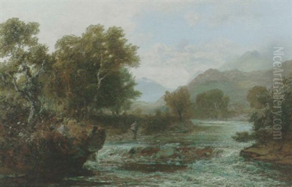 The River Conway Oil Painting by Charles Marshall