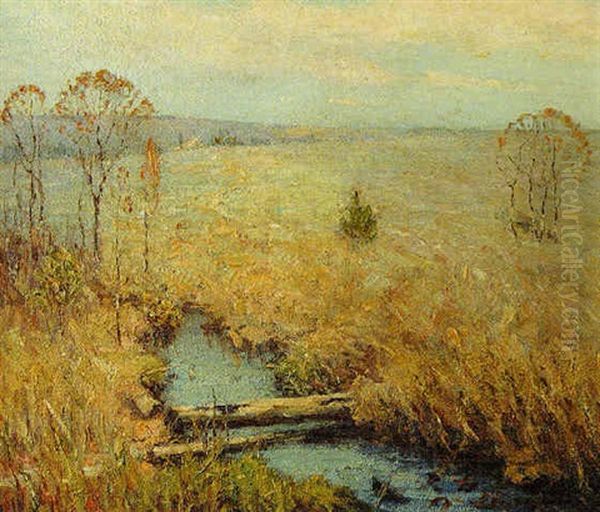 Early Autumn Oil Painting by Clark S. Marshall