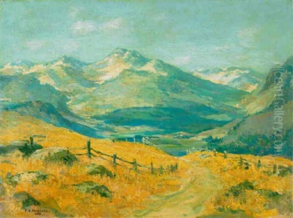 The High Country Oil Painting by Frank Howard Marshall