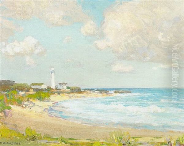 The Lighthouse Oil Painting by Frank Howard Marshall