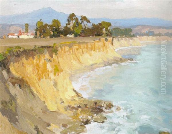 Along The Shore Oil Painting by Frank Howard Marshall