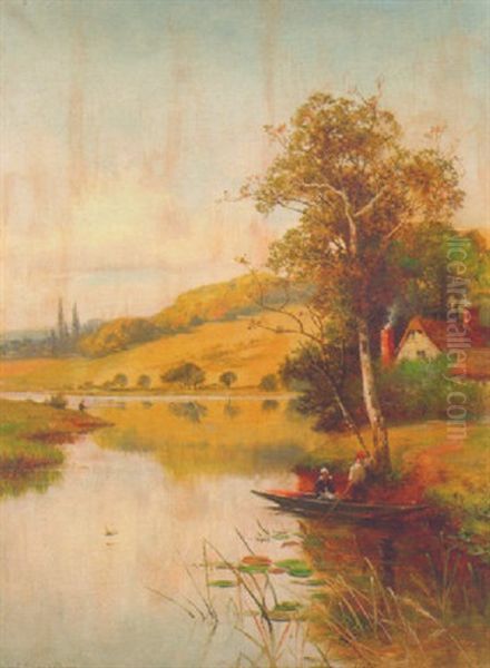 The Ferryman Oil Painting by Herbert Menzies Marshall