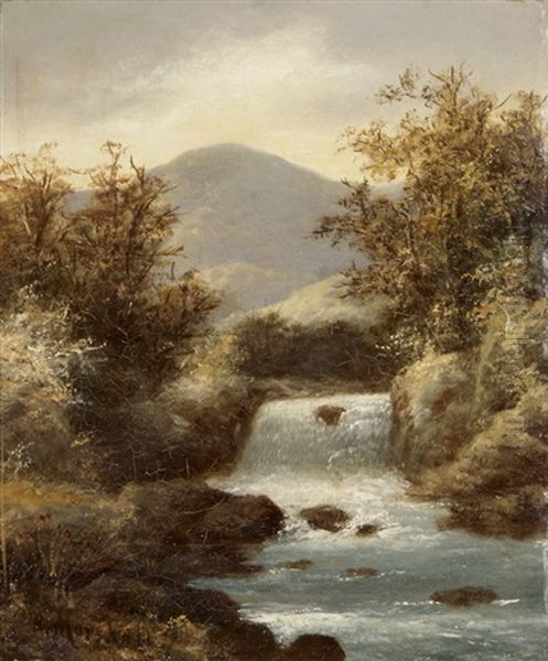 Wildbach Oil Painting by Robert Angelo Kittermaster Marshall