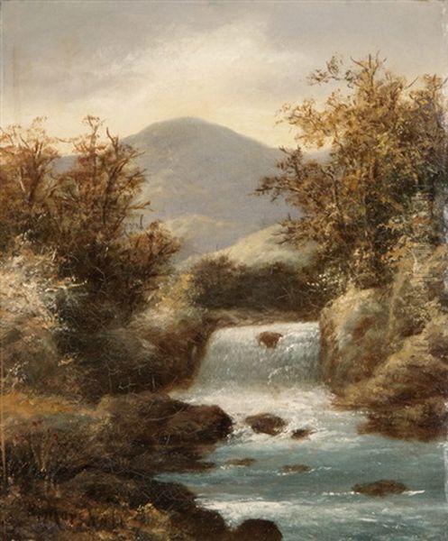 Wildbach Oil Painting by Robert Angelo Kittermaster Marshall