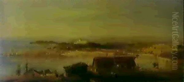 Sydney Cove Oil Painting by Conrad Martens