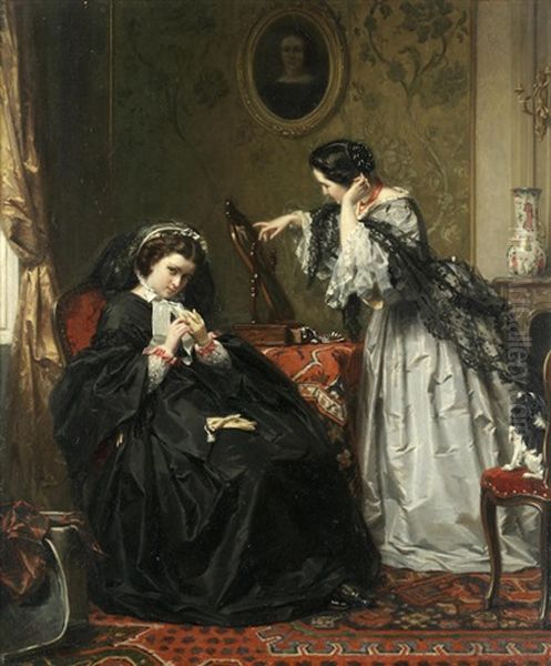 La Toilette Oil Painting by Willem Johannes Martens