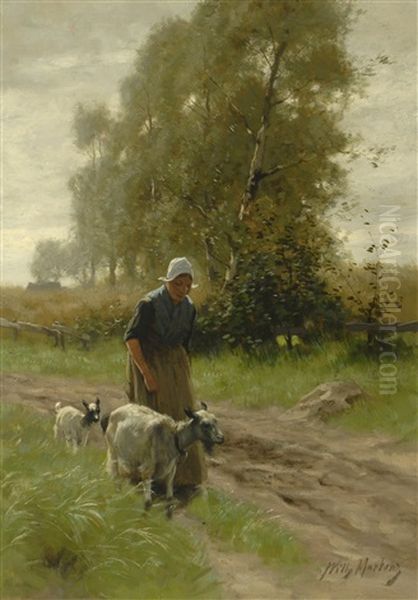 Homeward Bound Oil Painting by Willy Martens