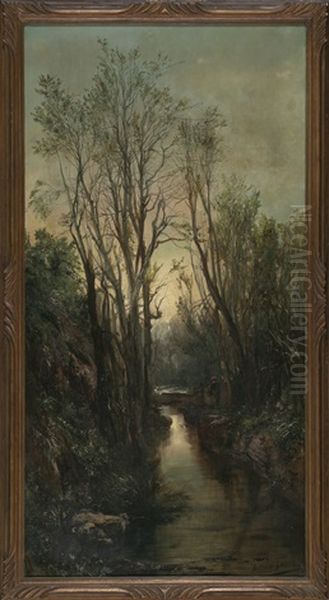 Bosque Oil Painting by Ramon Marti Alsina