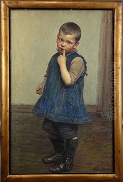 Jeune Garcon Oil Painting by Alexandre Louis Martin