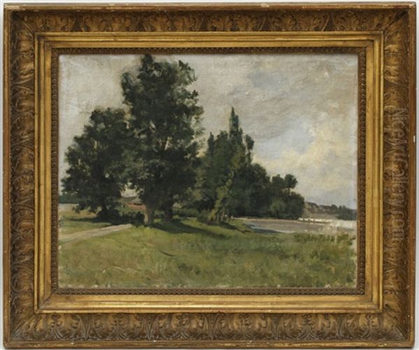 Paysage De Campagne Oil Painting by Alfred Louis Martin