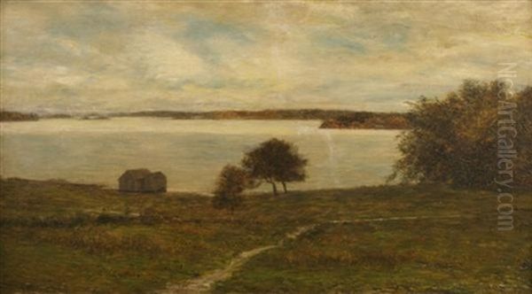 The Saint Lawrence River At Gananoque Oil Painting by Homer Dodge Martin