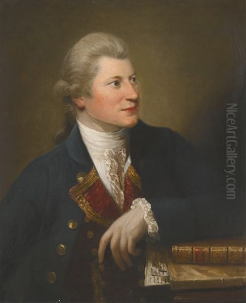 Portrait Of James Macpherson Oil Painting by David Martin