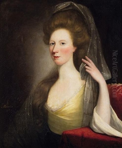 Portrait Einer Lady. Moglicherweise Zeigt Es Mary Wordsworth, Lady Kent (1751-1817) Oil Painting by David Martin