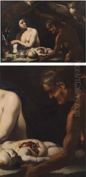 Le Sacrifice Oil Painting by Giovanni Martinelli