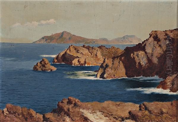 Costa De Las Palmas Oil Painting by Juan Martinez Abades