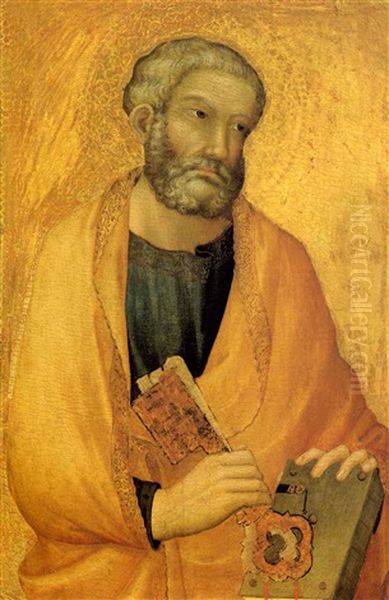 Saint Peter Oil Painting by Simone Martini