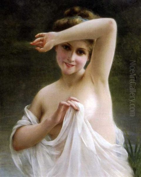 Surprise Oil Painting by Francois Martin-Kavel