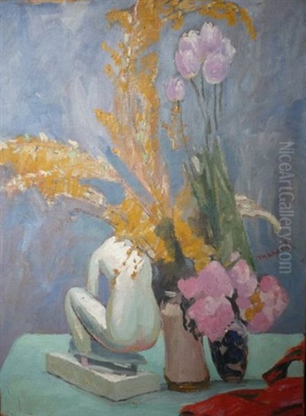 Nature Morte Oil Painting by Jacqueline Marval