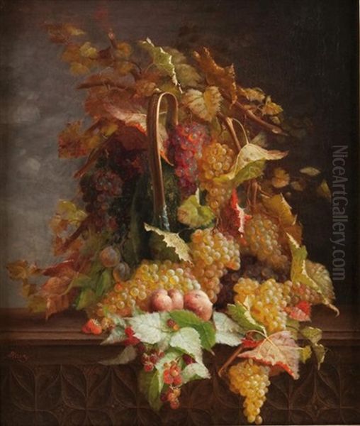 Nature Morte Aux Fruits Oil Painting by Antoine Marzo