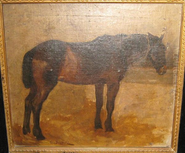 Paard Oil Painting by Georges, Geo Bernier