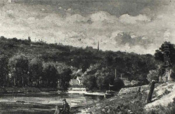 Le Bas Meudon Oil Painting by Gustave Mascart