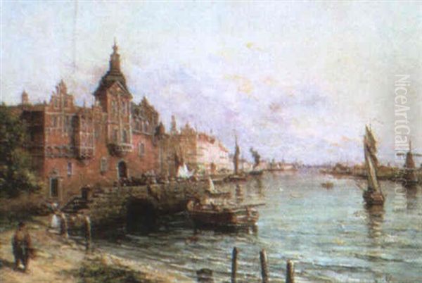 Marine Oil Painting by Gustave Mascart