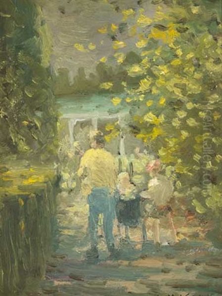 The Botanic Gardens Oil Painting by William Mason