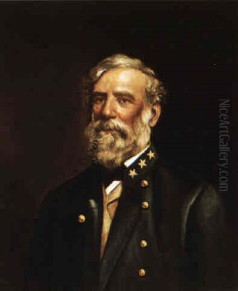 Portrait Of General Robert E. Lee Oil Painting by William Sanford Mason